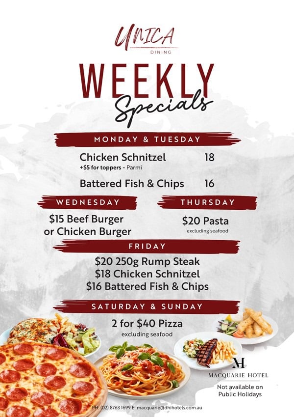 Weekly Specials